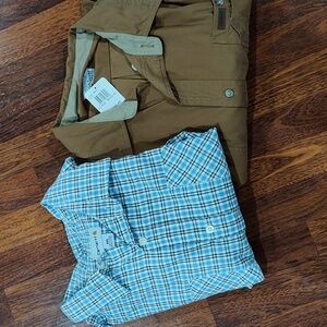 Lot Of 2 - Carhartt Men's Button Down Shirts